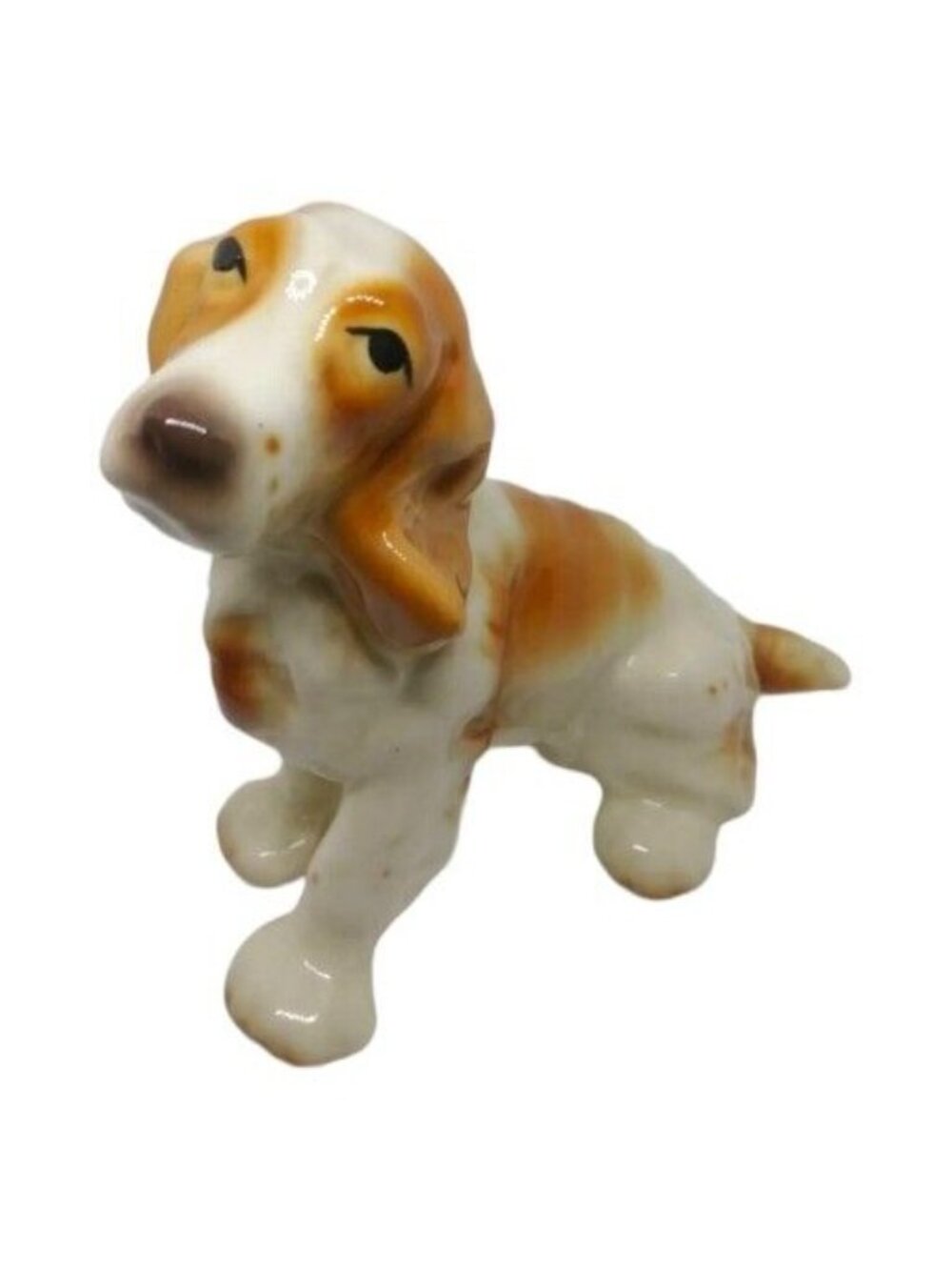 Vintage springer cocker spaniel figurine stamped Goldcrest Ceramic Corp 5" dog - Picture 7 of 11